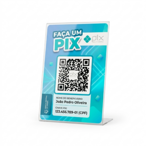PLAQUINHA PIX DISPLAY