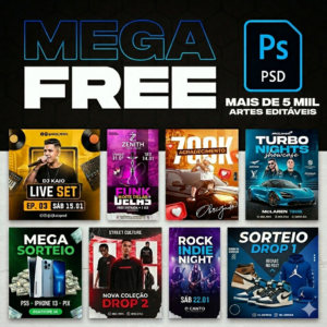 Pacote De Artes PSD Editável 5MIL ARTES